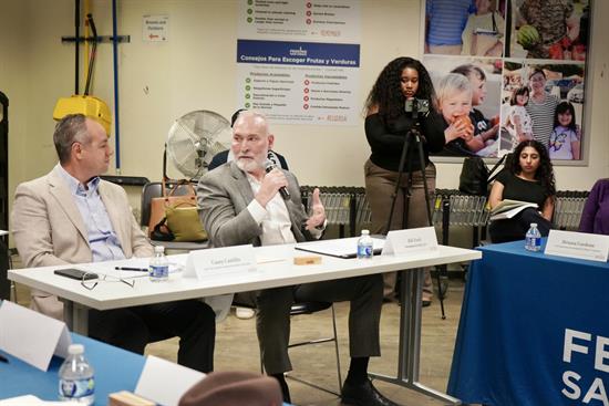 Rep. Peters hosts a roundtable discussion with nonprofit leaders to discuss the nation's affordability crisis