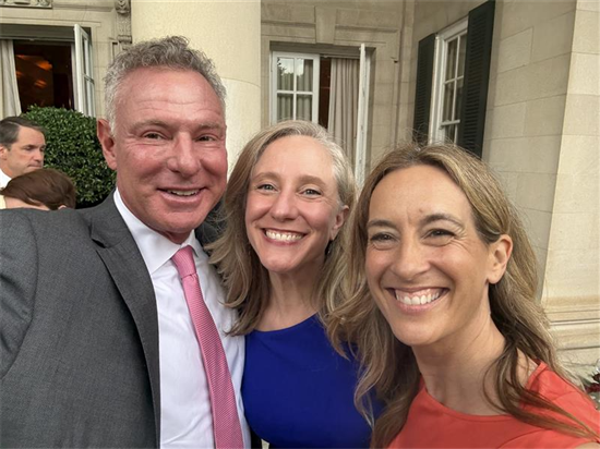Rep. Peters with now Governors-elect Mikie Sherrill and Abigail Spanberger