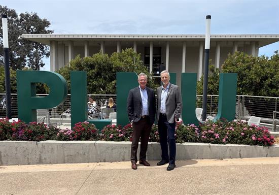 Rep. Peters meets with the President of Point Loma Nazarene University